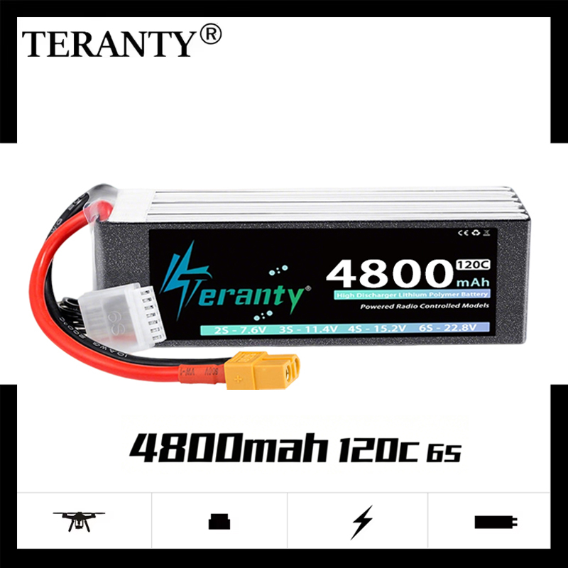 Fpv Drone Battery - TERANTY 6S 4800mAh Lipo Battery 22.8V