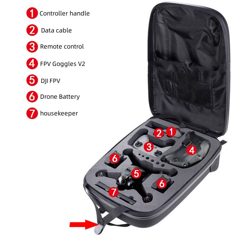 Backpack Hard Case EVA Liner S - Fpv Drone Bag reseña y precio
