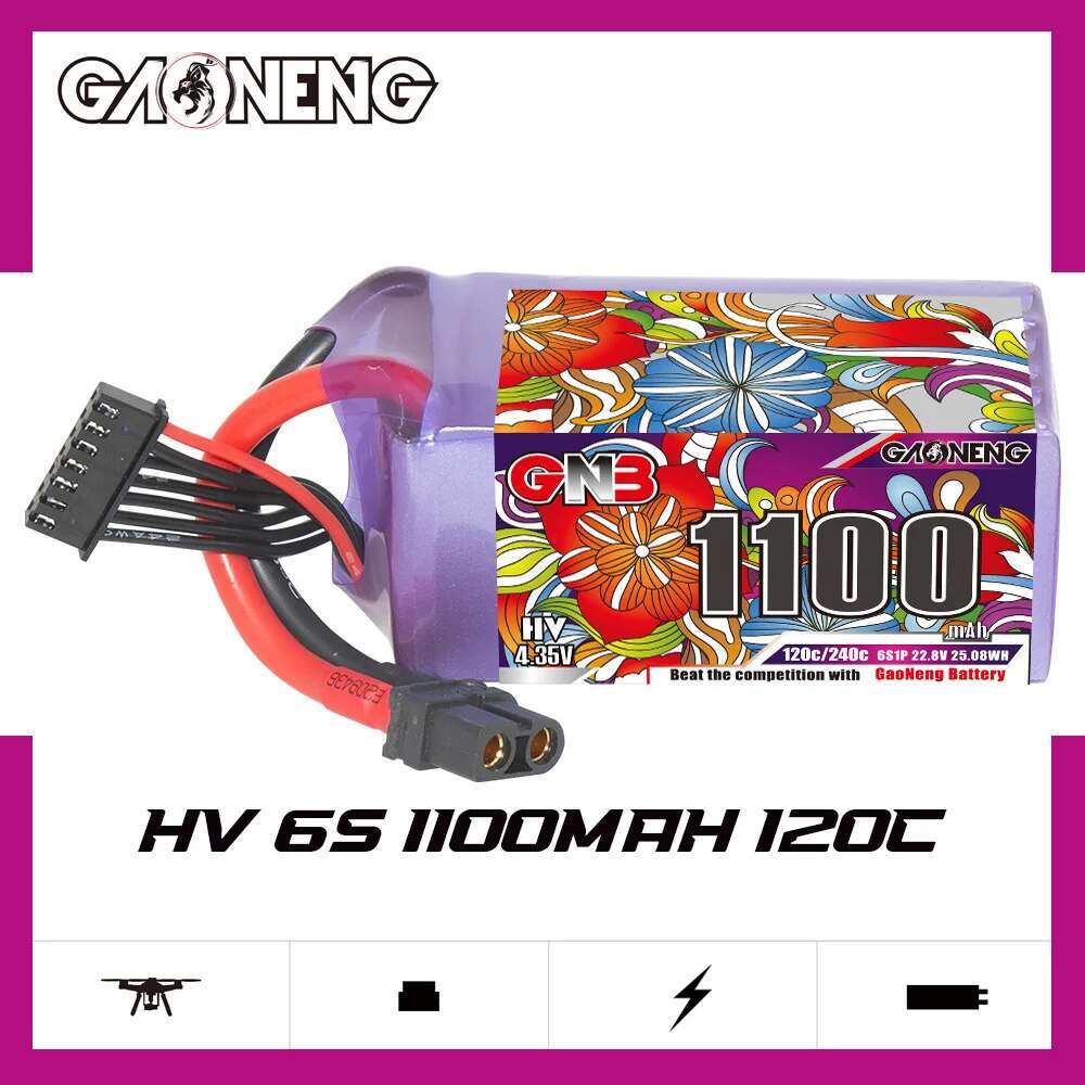 2Pcs GNB 6S Lipo Battery 22.8V - Fpv Drone Battery reseña y precio