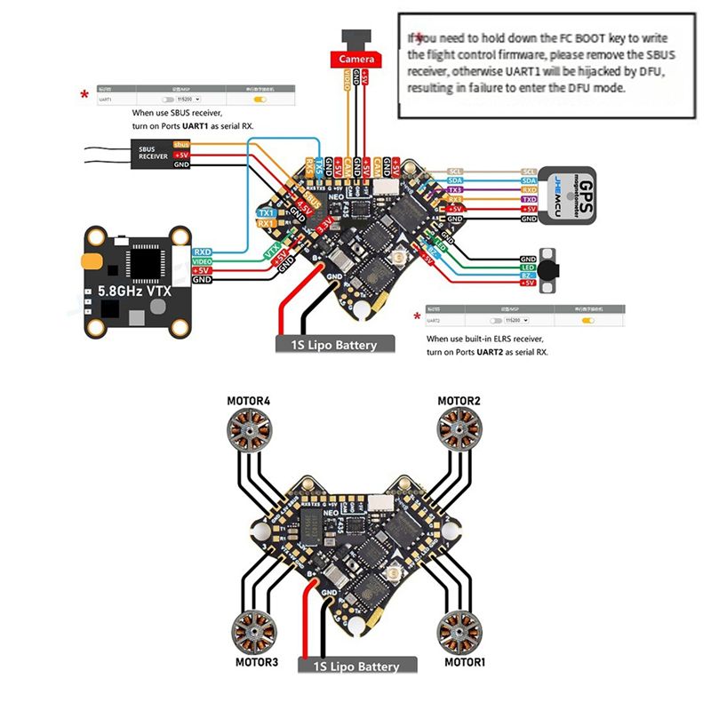 FBIL-F435 NEO 1S AIO Flight Co - Fpv Drone Esc reseña y precio