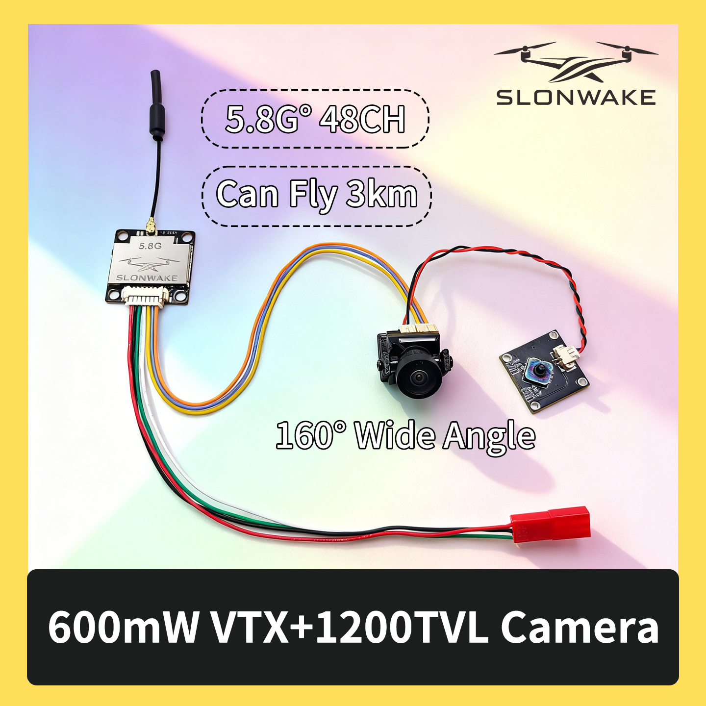 SLONWAKE 5.8G 600mW 7-24V FPV  - Fpv Drone Transmitter reseña y precio