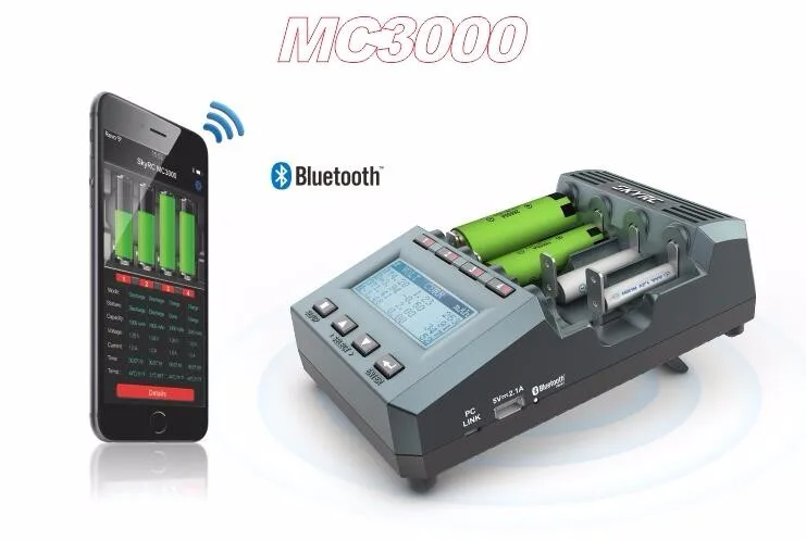 MC3000  Smart 4 Slots LCD Disp - Fpv Drone Charger reseña y precio