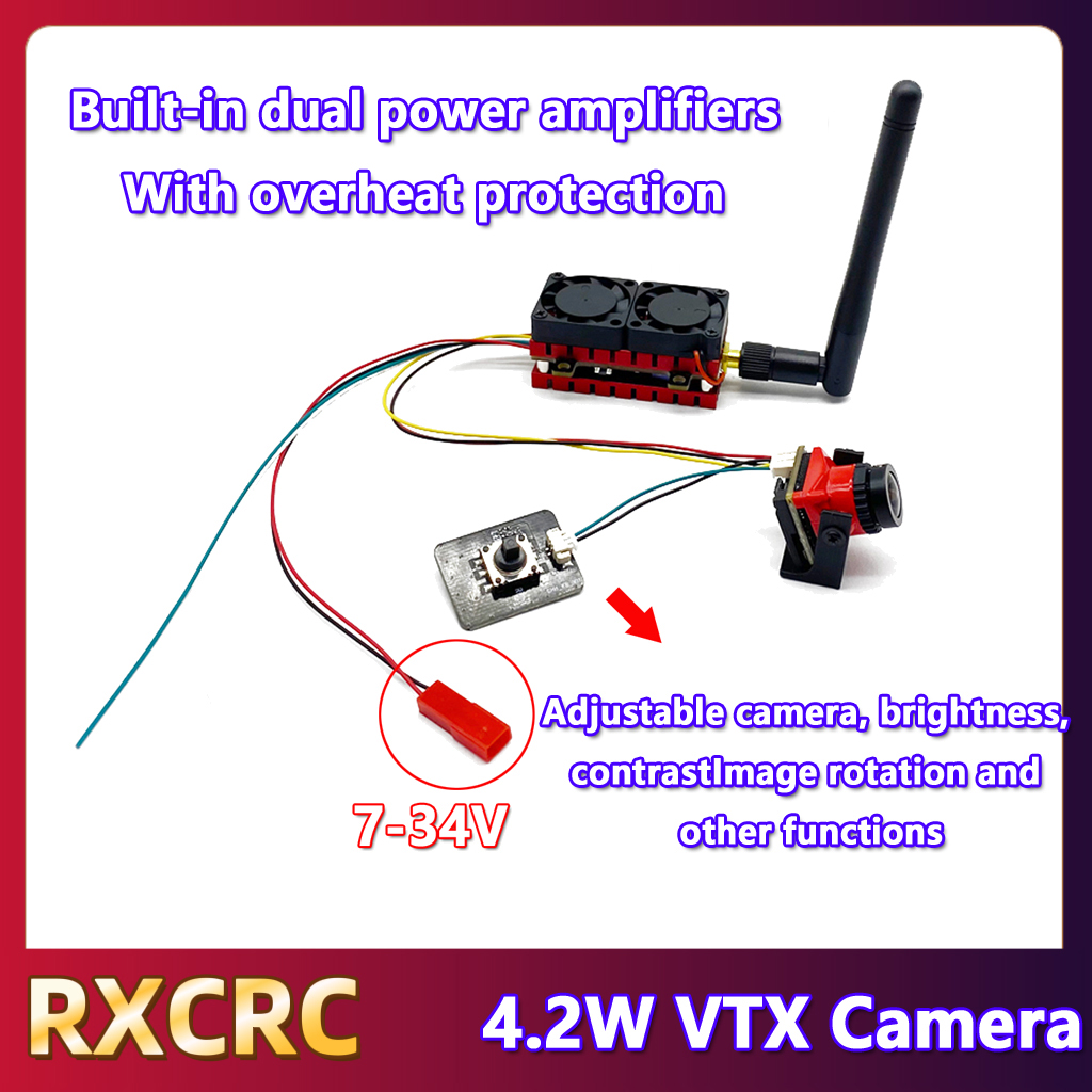 RXCRC 5.8G 48CH 4.2W High Powe - Fpv Drone Transmitter reseña y precio