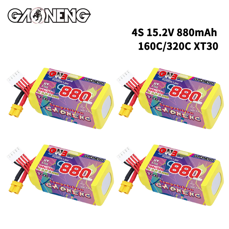 GNB 4S 880mAh 15.2V 160C/320C  - Fpv Drone Battery reseña y precio