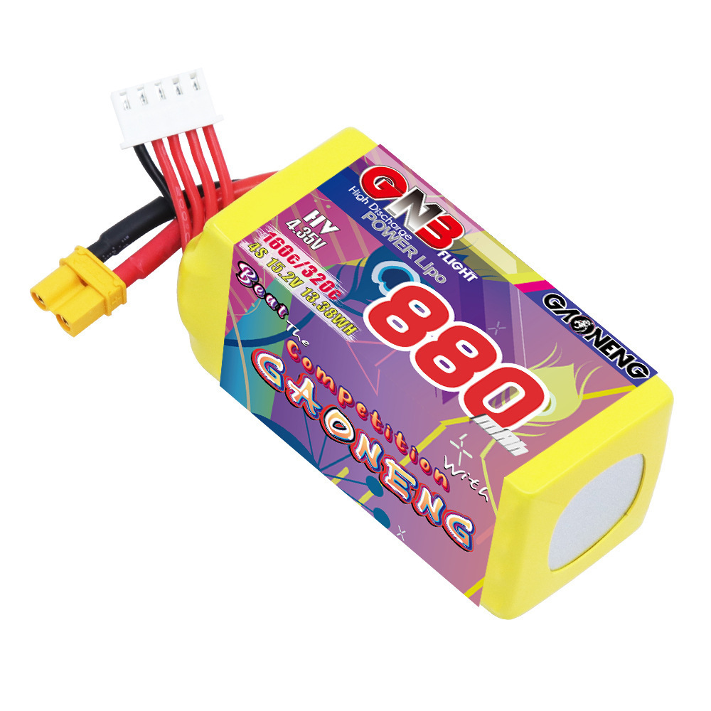 GNB 4S 880mAh 15.2V 160C/320C  - Fpv Drone Battery reseña y precio
