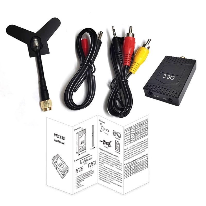 3.3GHz FPV VTX/VRX  3W Analog  - Fpv Drone Transmitter reseña y precio