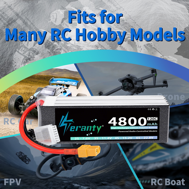 TERANTY 6S 4800mAh Lipo Batter - Fpv Drone Battery reseña y precio