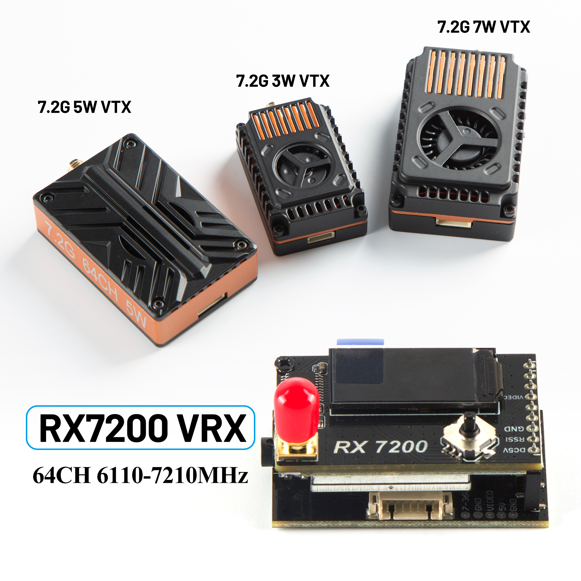 7.2G Video Receiver Module 64- - Fpv Drone Goggles reseña y precio