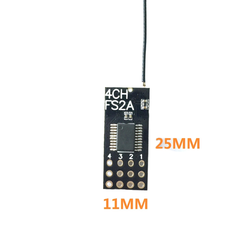 Flysky FS2A Mini Receiver 4CH  - Fpv Drone Battery reseña y precio