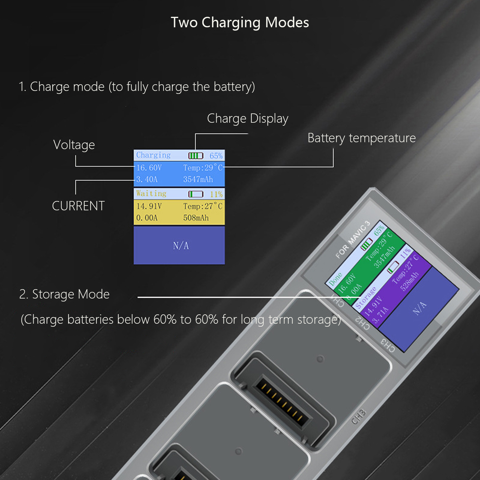 New 3 In 1 Charging Hub for DJ - Fpv Drone Charger reseña y precio