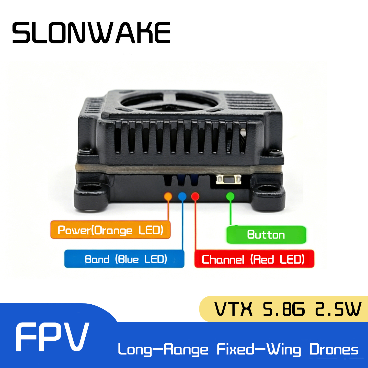 SLONWAKE 5.8G 48CH FPV Transmi - Fpv Drone Frame reseña y precio