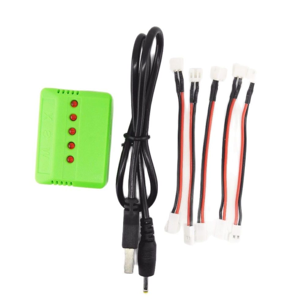 5PCS Cables And 1X 5 In 1 USB  - Fpv Drone Charger reseña y precio