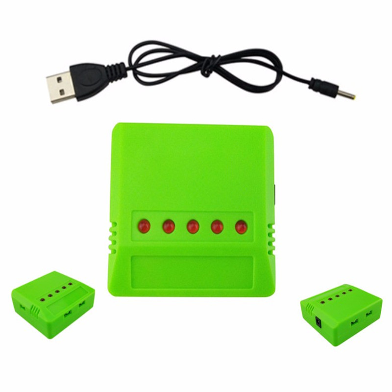 5PCS Cables And 1X 5 In 1 USB  - Fpv Drone Charger reseña y precio