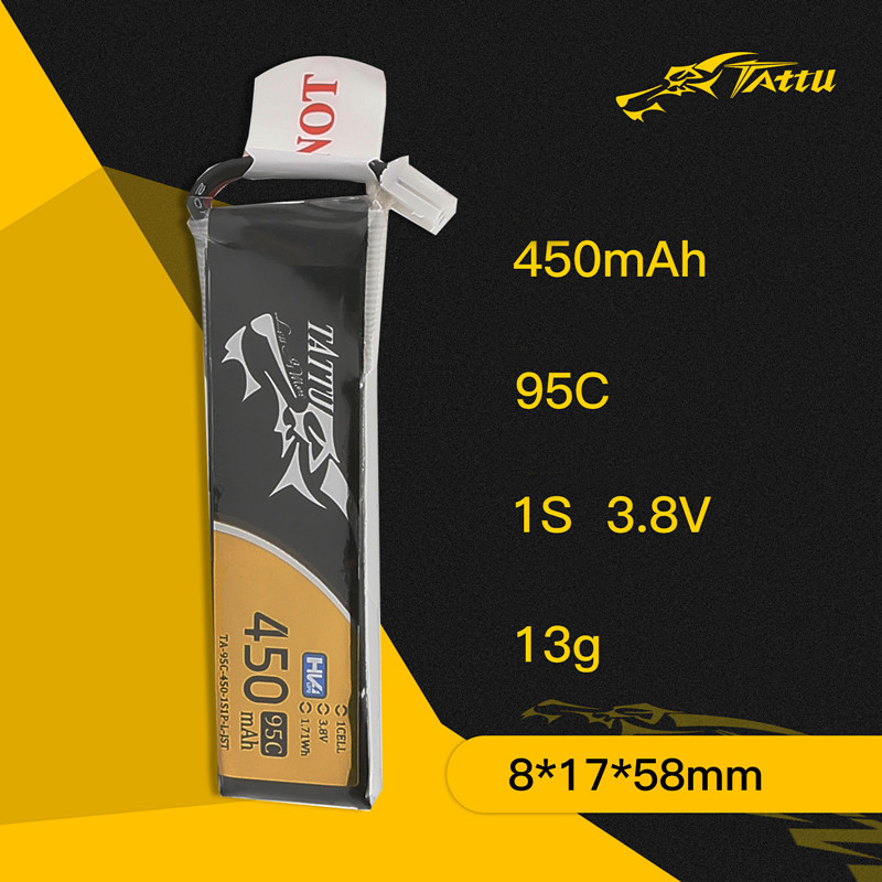 3Pcs NEW TATTU 450/500/550mAh  - Fpv Drone Battery reseña y precio