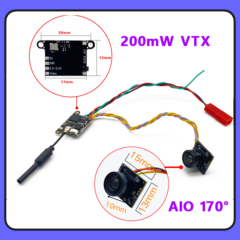 SLONWAKE 5.8G 1200TVL FPV Came - Fpv Drone Transmitter reseña y precio