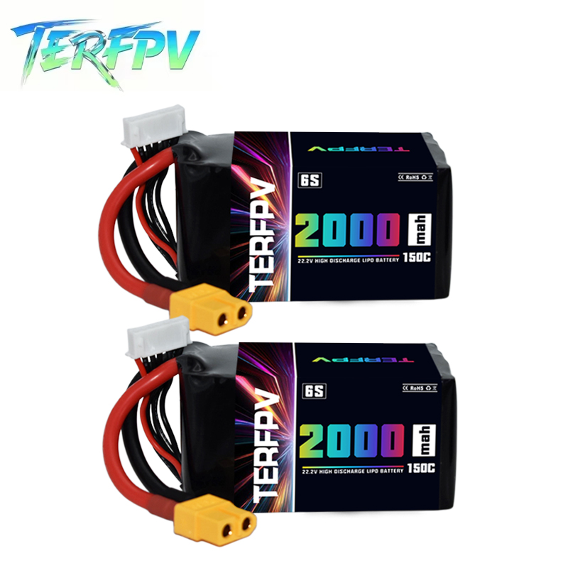 TERFPV 6S 22.2V 2000mAh 150C/3 - Fpv Drone Battery reseña y precio