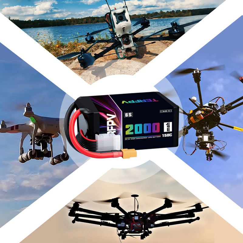 TERFPV 6S 22.2V 2000mAh 150C/3 - Fpv Drone Battery reseña y precio