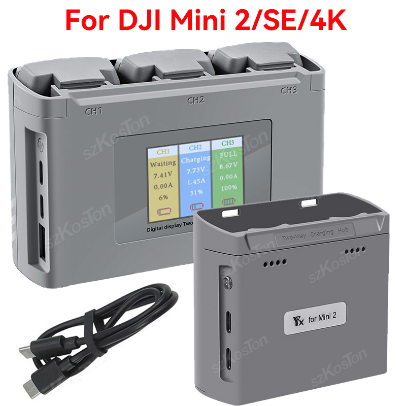 For DJI Mavic Mini 2/SE Mini 4 - Fpv Drone Charger reseña y precio