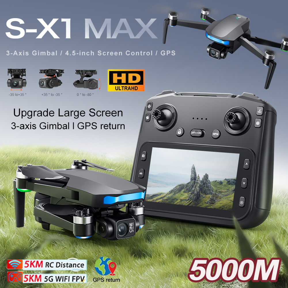 New S-X1 MAX Drone GPS 8K Prof - Fpv Drone Charger reseña y precio