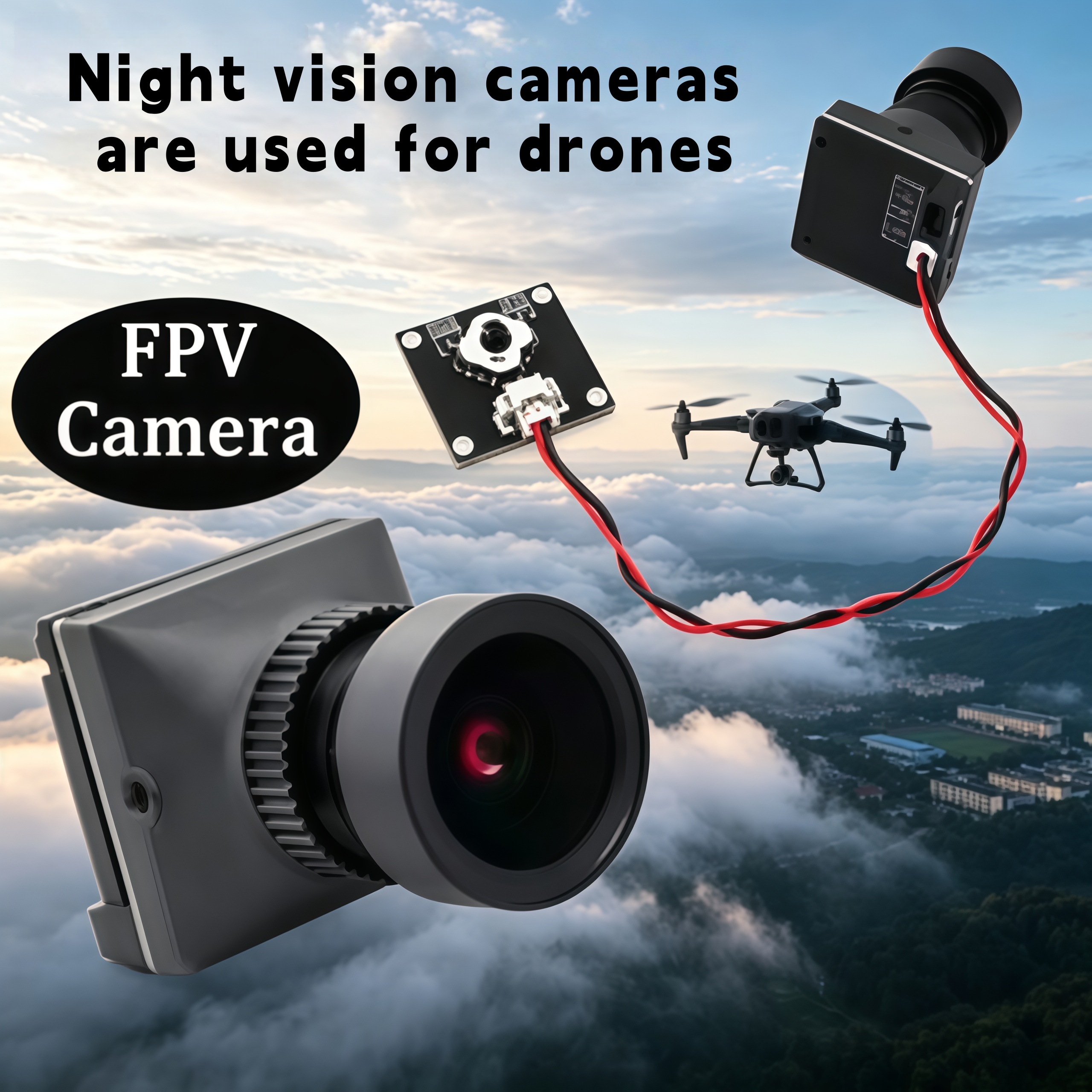1500TVL HD CADDX Snail FPV Cam - Fpv Drone Camera reseña y precio