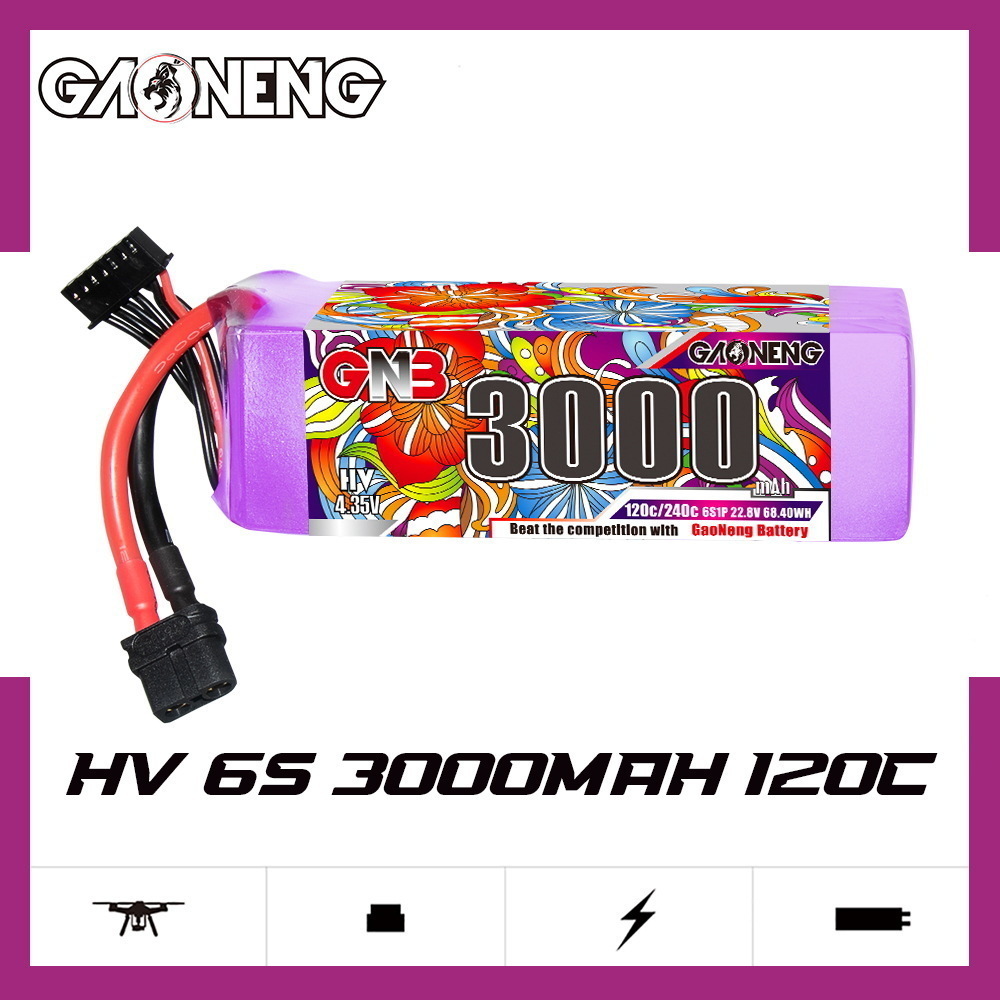 GNB Lipo Battery 6S 22.8V 3000 - Fpv Drone Battery reseña y precio