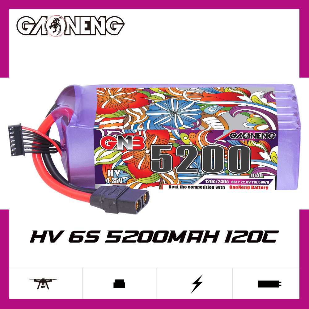 GNB Lipo Battery 6S 22.8V 3000 - Fpv Drone Battery reseña y precio
