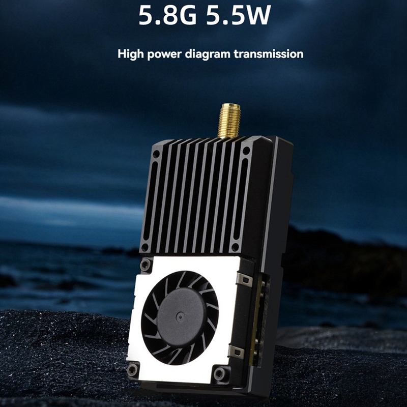 5.8G 5.5W VTX 64CH High Power  - Fpv Drone Transmitter reseña y precio