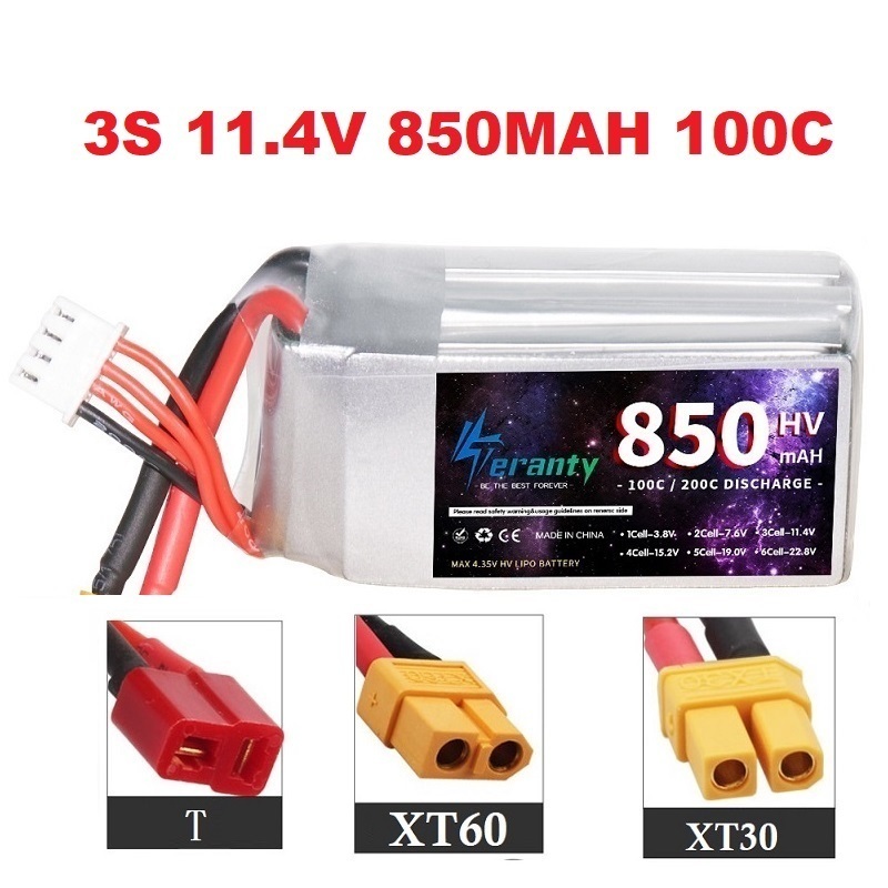1/2/3PCS TERANTY 3S 11.4V Lipo - Fpv Drone Battery reseña y precio